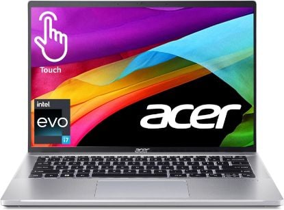 Picture of Acer Swift Go Intel Evo Thin & Light Premium Laptop 14" 1920x1200 100% sRGB Touch Screen Display Intel Core i7-1355U Intel Iris Xe 16GB LPDDR5 512GB Gen 4 SSD SFG14-71T-72QV