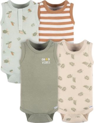 Picture of Gerber Baby Boys Multi-Pack Sleeveless Onesies Bodysuit