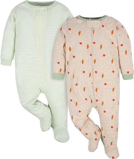 Picture of Gerber Baby Girls' 2-Pack Sleep 'N Play