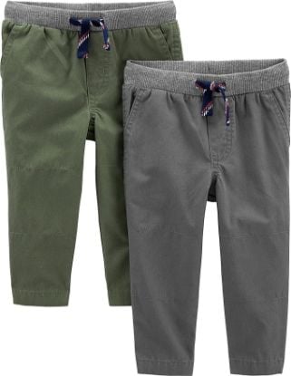 Picture of Simple Joys by Carter's Baby Boys' 2-Pack Pull on Pant