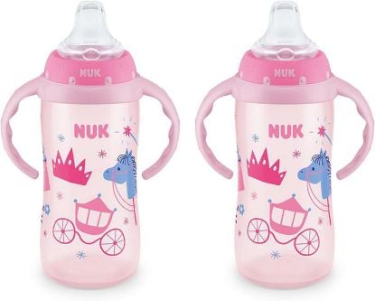 Picture of NUK Learner Cup, 10 oz, 8+ Months, 2 Count – BPA Free, Spill Proof Sippy Cup