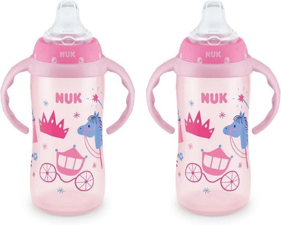 Picture of NUK Learner Cup, 10 oz, 8+ Months, 2 Count – BPA Free, Spill Proof Sippy Cup