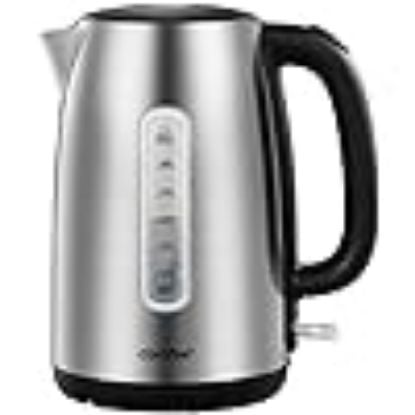 Picture of COMFEE' Stainless Steel Electric Kettle, 1.7 Liter Tea Kettle Electric & Hot Water Kettle, 1500W Fast Boil with LED Light, Auto Shut-Off and Boil-Dry Protection