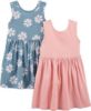 Picture of Simple Joys by Carter's Baby Girls' Short-Sleeve and Sleeveless Dress Sets, Pack of 2