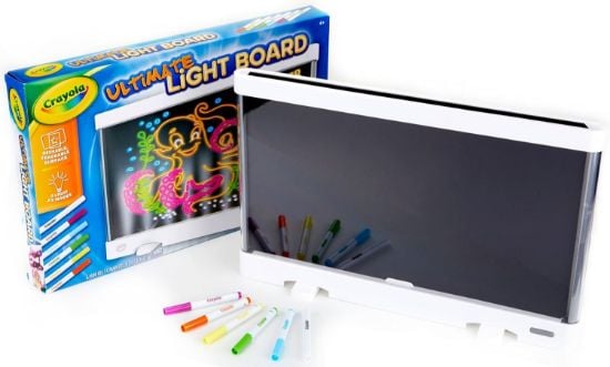 Picture of Crayola Ultimate Light Board - White, Kids Tracing & Drawing Board, Birthday Gift for Boys & Girls, Art Station, Kids Toy, Ages 6+