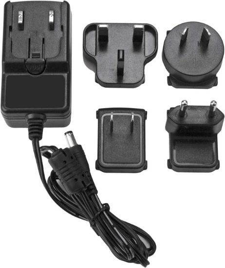 Picture of StarTech.com DC Power Adapter - 12V, 2A - Universal Replacement Power Adapter (NA, EU, UK, AU) (SVA12M2NEUA)