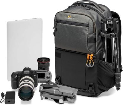 Picture of Lowepro Fastpack PRO BP 250 AW III Mirrorless and DSLR Camera Backpack, QuickDoor Access Camera Bag Insert, 15 inch Laptop Compart- Camera Bag Backpack for Mirrorless, DSLR, Nikon D850, 300D Ripstop