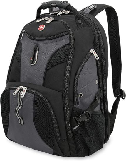 Picture of SwissGear 1900 Scansmart TSA 17-Inch Laptop Backpack, Gray/Black