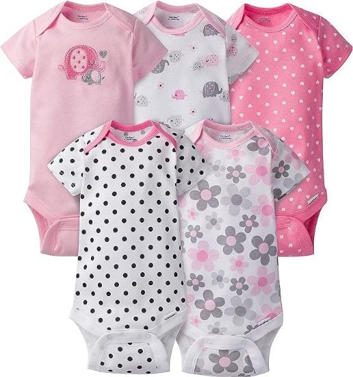 Picture of Gerber Baby Girls Multi-Pack Sleeveless Onesies Bodysuit