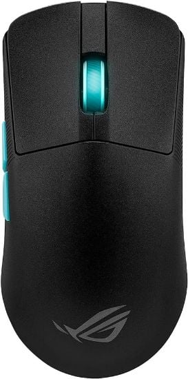 Picture of ASUS ROG Harpe Gaming Wireless Mouse, Ace Aim Lab Edition, 54g Ultra-Lightweight, 36,000 DPI Sensor, 5 Programmable Buttons, Tri-Mode Connectivity (2.4GHz RF, Bluetooth, Wired), SpeedNova, Black